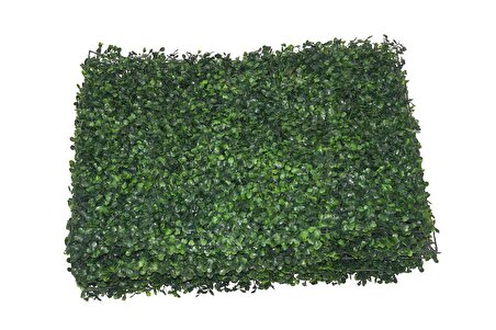 Yapay Çiçek Duvar Kaplama Panel Şimşir Tabaka 40x60 Cm Yeşil Dikey Bahçe 10 Adet 