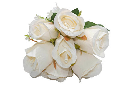 Gelin Eli Demeti Beyaz Yapay Çiçek