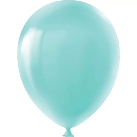 12" İç Mekan Dekorasyon Balonu Su Yeşili - 100 Adet