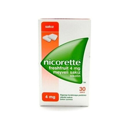 Nicorette 4 Mg 30 Adet Meyveli Sakız