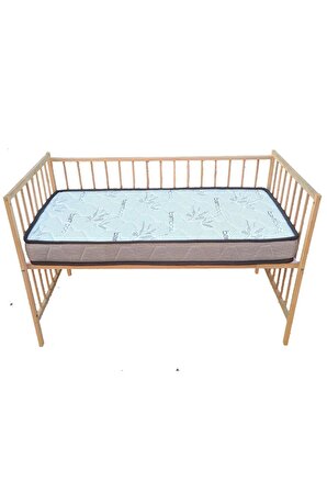 Bamboo 10cm 70x130 Beşik Yatağı Ortopedik Oyun Parkı Yatağı