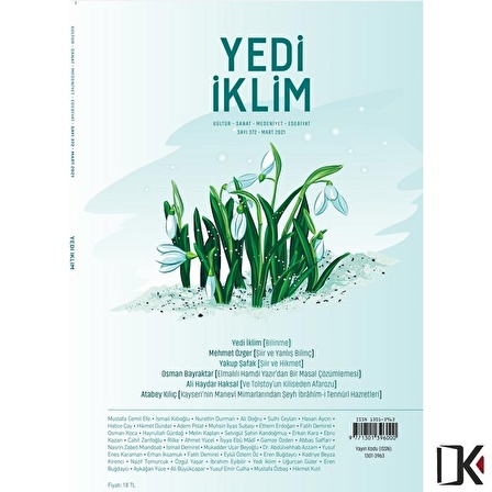 Yedi İklim 372.Sayı Mart 2021