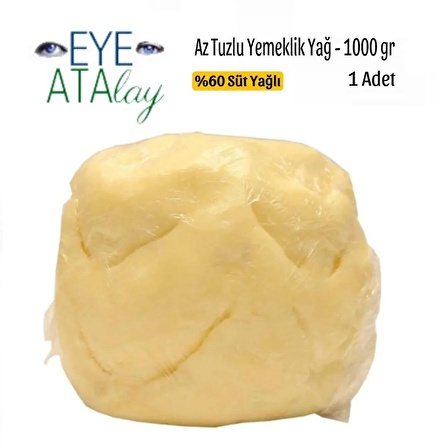 Az Tuzlu Yemeklik Yağ (%60 Süt Yağlı) 1000 gr