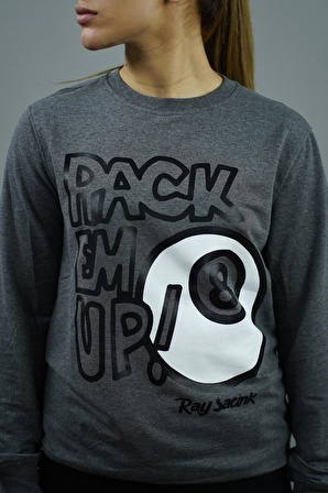 Rack Em Up Baskılı Kadın Sweatshirt