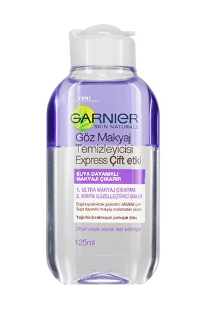 Garnier Göz Makyaj Temizleyici Çift Etkili 125ml