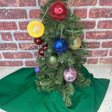 El Yapımı Yılbaşı Ağacı, Pullu Parlak Rengarenk Toplar