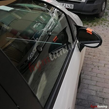 Fiat Linea Yarasa Ayna Kapağı - Piano Black