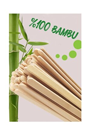 Ahşap Karıştırıcı (Bambu) 500 Adet
