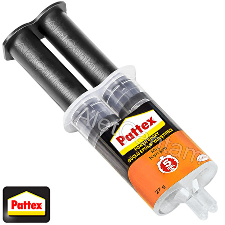 PATTEX POWER EPOXY GÜÇLÜ EPOKSİ YAPIŞTIRICI ŞIRINGA EPOXİ -ŞEFFAF