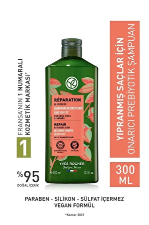 YVES ROCHER YIPRANMIŞ SAÇLAR İÇİN ONARICI İKİLİ SET ONARICI ŞAMPUAN VE JOJOBA SAÇ BAKIM KREMİ