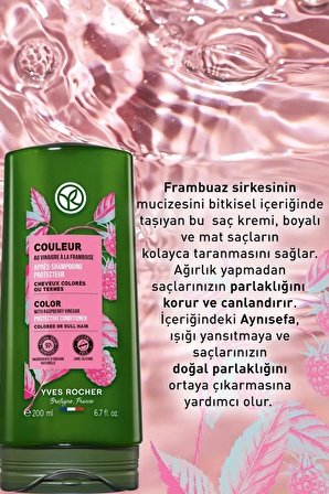 YVES ROCHER Boyalı Saçlar Için (couleur) Renk Koruyucu Saç Kremi - Vegan-200 Ml