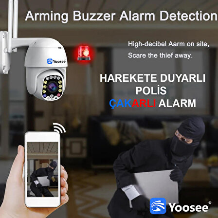 Yoosee 2 Megapiksel Full HD 1920x1080 IP Kamera Güvenlik Kamerası