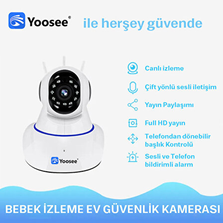 Yoosee Wifi Dijital Bebek Kamerası