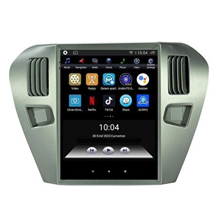 Araç Multimedya Peugeot 301 S UNI - TY / 8 GB RAM 256 GB HDD / 9.5 Inch Ekr. Carplay And. 13 Double Teyp - Navigasyon Cihazı FRX