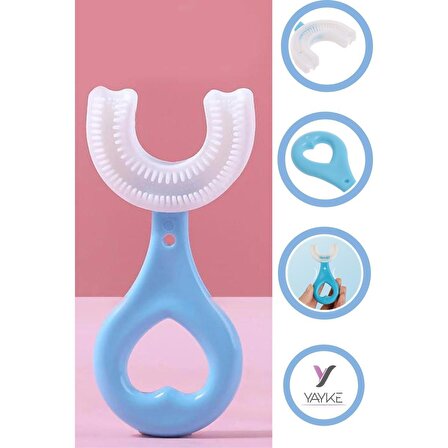 Yayke Erkek Çocuk 0-6 Yaş Erkek Bebek Diş Fırçası,yeni Nesil Ağız Bakım Ürünü Fırçası(Mavi)