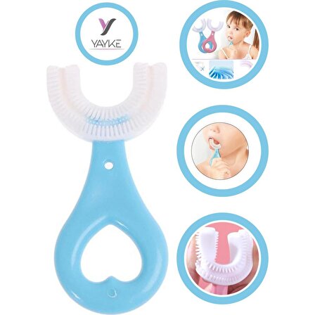 Yayke Erkek Çocuk 0-6 Yaş Erkek Bebek Diş Fırçası,yeni Nesil Ağız Bakım Ürünü Fırçası(Mavi)