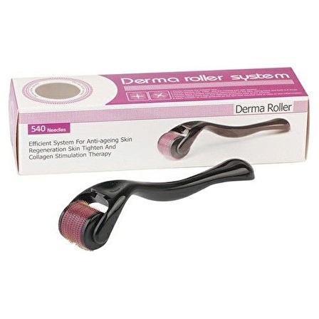 Yayke Derma Roller 540 İğneli 1,0 mm Saç Çıkarma Tarrağı Cilt Yenileme