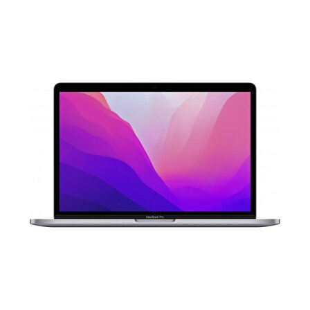 MacBook Pro 13 inç Apple M2 Çip 8 Çekirdek CPU 10 Çekirdek GPU 16GB Bellek 256GB macOS Taşınabilir Bilgisayar Uzay Grisi GRG290