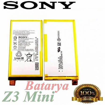 Sony Xperia Z3 Mini Batarya Sony Xperia C4 Z3 Mini D5803 LIS1561ERPC Uyumlu Yedek Batarya