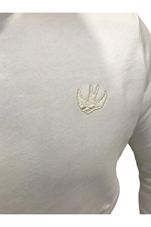 Mcqueen Mini Swallow Logo Sweatshirt