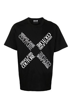 Logo Cross Print T-shirt