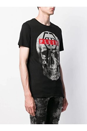 Taş Süslü Skull T-shirt