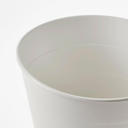 IKEA Fnıss Plastik Çöp Kovası - 10 lt - Beyaz