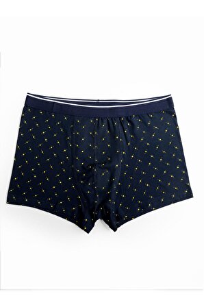 Yellow Square Dot Boxer