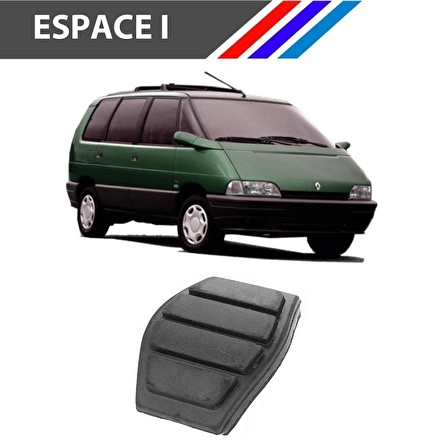 OTOZET Renault Espace 1 Fren - Debriyaj Pedal Lastiği 2 Adetli Takım