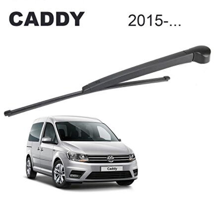OTOZET VW Caddy Arka Silecek Kolu Süpürgesi Takım 2015 Sonrası