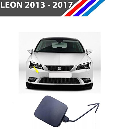Seat Leon MK3 Ön Tampon Çeki Demir Kapağı Siyah Renk 2013-2017 5F0807241