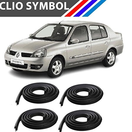 Otozet - Renault Clio Symbol Ön ve Arka Kapı Fitili 4 Adetli Set