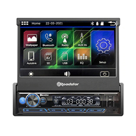 ROADSTAR RD-6100 4X50W 7 INCH INDASH BLUETOOTHLU MULTİMEDYA OTO TEYP