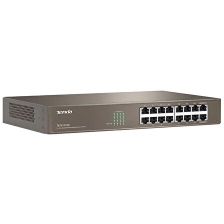 TENDA TEG1016D 16 PORT 10/100/1000 MBPS GIGABIT RACKMOUNT SWITCH