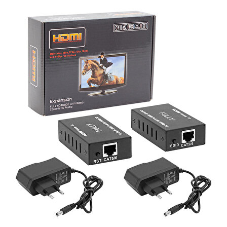 FULLY 608H HDMI TO CAT5/CAT6 60 METRE UZATICI EXTENDER