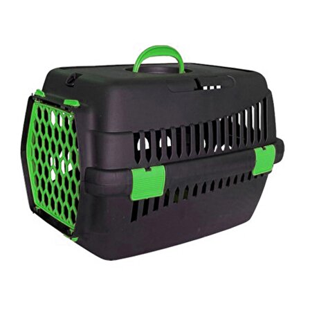 Pet Style Kedi Köpek Taşıma Çantası 44 x 28 x 36 cm (Siyah Yeşil)
