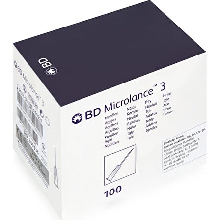 BD Microlance Gri İğne Ucu 27 G 0,4 mm x 13 mm - 100 Adet