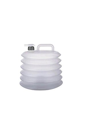 Katlanır Bidon 10 Litre Plastik Damacana - BPA İçermez - Kapak ve Musluk Aparatlı