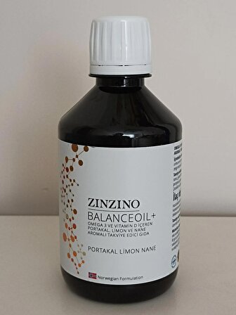 Zinzino Balanceoil+, 300 ml Yeni Nesil Balık Yağı