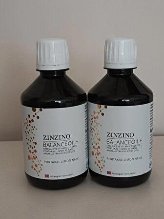 Zinzino Balanceoil+, 300 ml Yeni Nesil Balık Yağı 2 Kutu