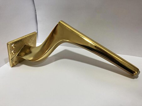 Zarif Metal Ayak Altın 14cm Kanepe Koltuk Ünite Şifonyer Dolap Puf Komidinmodern Mobilya Ayağı Gold