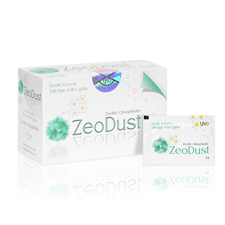 ZeoDust® Zeolit Clinoptilolite | Yetişkinler ve Çocuklar için Tam Vücut Detoksu | Clinoptilolite %95-%98 2-5 µm | 3X Aktifleştirilmiş |Enerjiyi, pH Dengesini, Bağırsak Sağlığını, Cilt Sağlığını, Konsantrasyonu Destekler | 2g X 45 Saşe