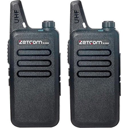 Zetcom Pmr N446 Lisanssız El Telsizi (2'Li Set)