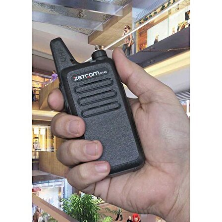 Zetcom Pmr N446 Lisanssız El Telsizi (2'Li Set)
