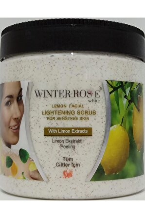 Winter Rose Tüm Cilt Tiplerine Uygun Limon Ekstraktlı Peeling Yüz Ve Vücut Peelingi