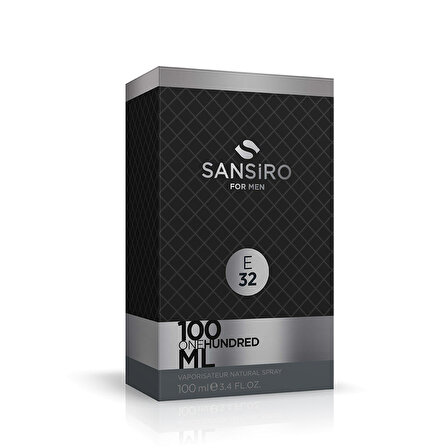 Sansiro E 32 EDP Çiçeksi Erkek Parfüm 100 ml  