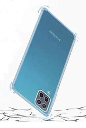 Samsung Galaxy A22 4G Şeffaf Tıpalı Yumuşak Slikon Kılıf