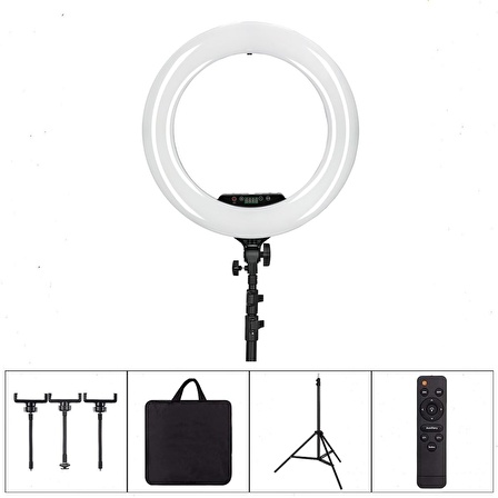 PDX 21 inç (54cm) Ring Light, Halka Led Işık, Ayaklı Set