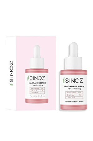 Sinoz Gözenek Sıkılaştırıcı Sebum Dengeleyici Sivilce Karşıtı Serum Niacinamide 10% + Zinc Pca 1% 30 Ml