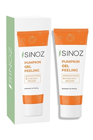 Sinoz Pumpkin Jel - Balkabağı Özlü, Ölü Derilerden Arındıran, Yenileyici Yüz Peelingi 100 Ml